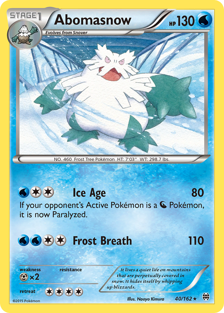 Abomasnow (40/162) [XY: BREAKthrough] | Gear Gaming Bentonville