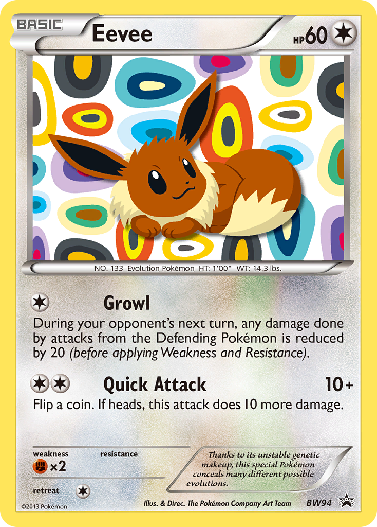 Eevee (BW94) [Black & White: Black Star Promos] | Gear Gaming Bentonville