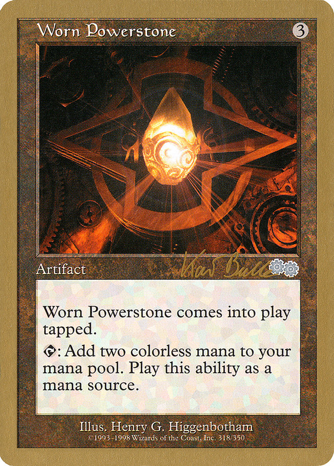 Worn Powerstone (Kai Budde) [World Championship Decks 1999] | Gear Gaming Bentonville