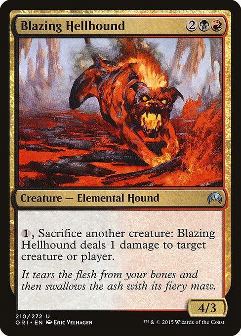 Blazing Hellhound [Magic Origins] | Gear Gaming Bentonville