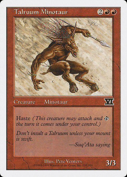 Talruum Minotaur [Classic Sixth Edition] | Gear Gaming Bentonville