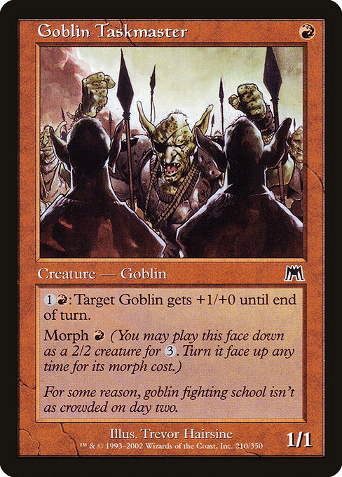 Goblin Taskmaster [Onslaught] | Gear Gaming Bentonville