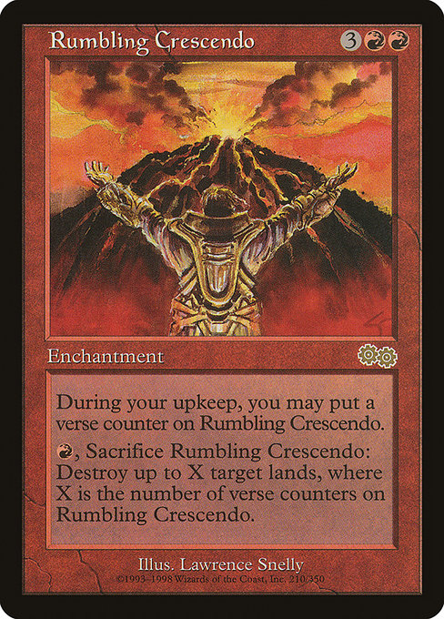 Rumbling Crescendo [Urza's Saga] | Gear Gaming Bentonville