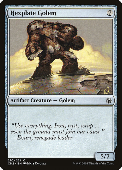 Hexplate Golem [Conspiracy: Take the Crown] | Gear Gaming Bentonville