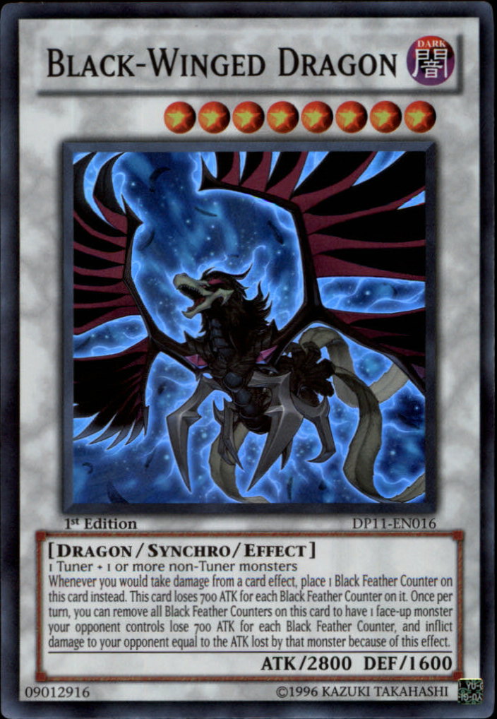 Black-Winged Dragon [DP11-EN016] Super Rare | Gear Gaming Bentonville