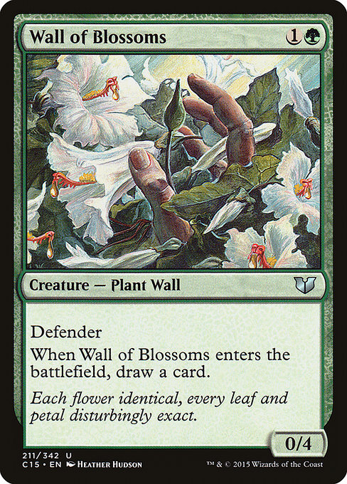 Wall of Blossoms [Commander 2015] | Gear Gaming Bentonville