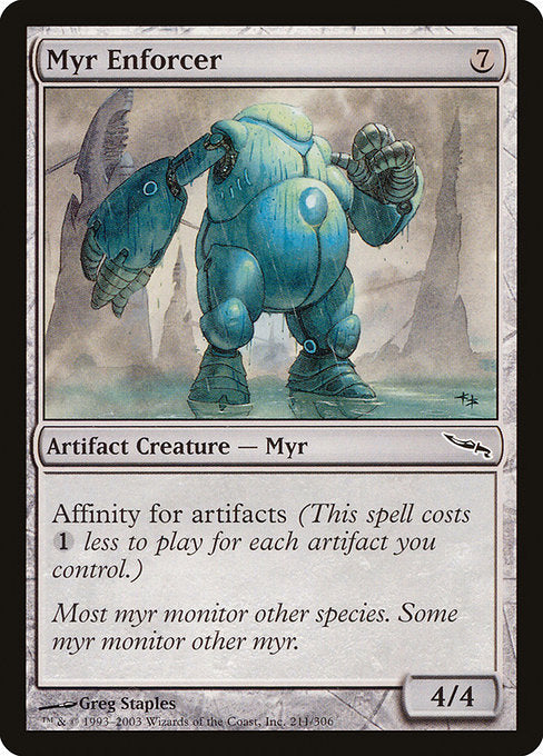 Myr Enforcer [Mirrodin] | Gear Gaming Bentonville