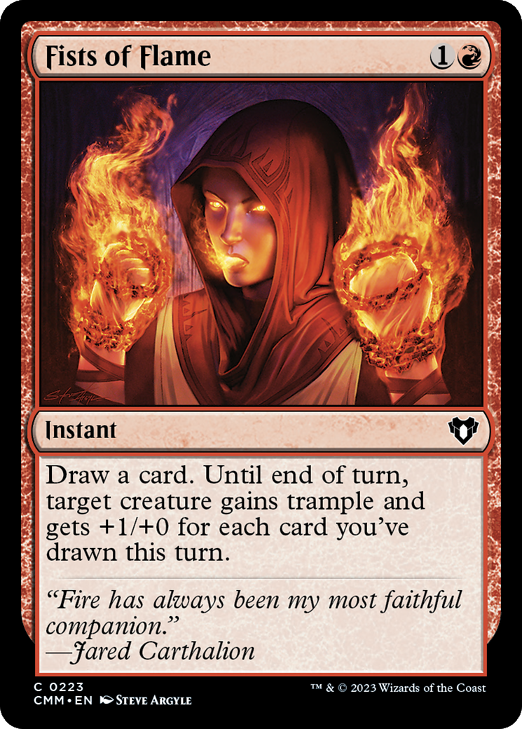 Fist of Flame [Commander Masters] | Gear Gaming Bentonville