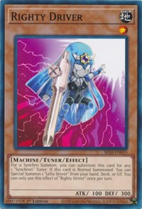 Righty Driver [SR10-EN019] Common | Gear Gaming Bentonville