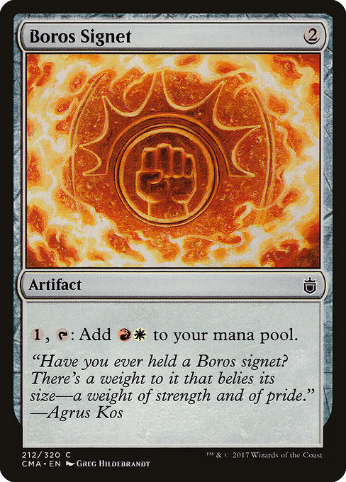 Boros Signet [Commander Anthology] | Gear Gaming Bentonville