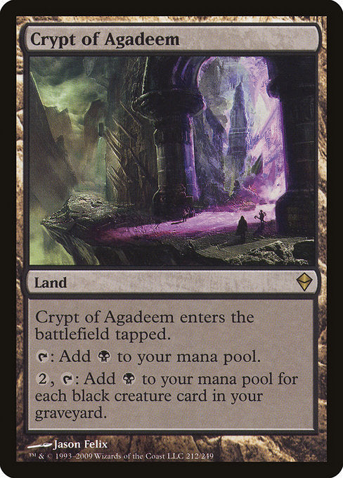 Crypt of Agadeem [Zendikar] | Gear Gaming Bentonville