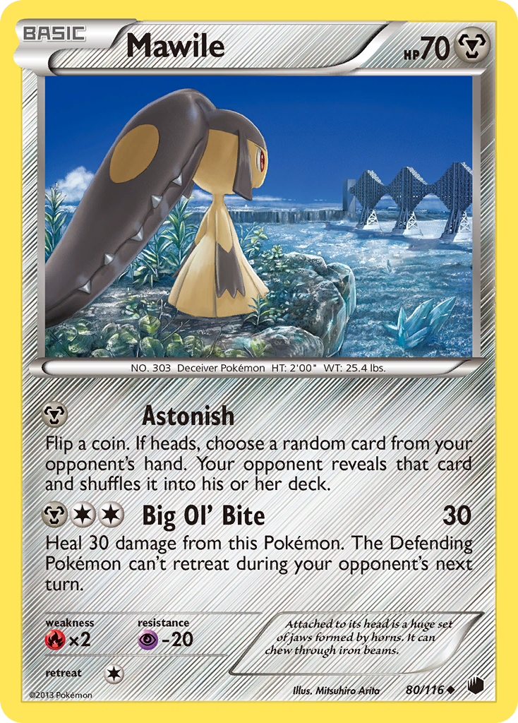 Mawile (80/116) [Black & White: Plasma Freeze] | Gear Gaming Bentonville