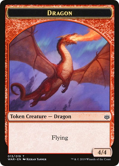 Dragon // Spirit Double-sided Token (Challenger 2020) [Unique and Miscellaneous Promos] | Gear Gaming Bentonville