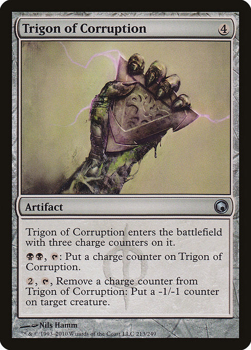 Trigon of Corruption [Scars of Mirrodin] | Gear Gaming Bentonville