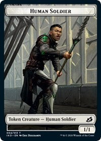 Human Soldier (004) // Zombie Double-sided Token [Commander 2020] | Gear Gaming Bentonville