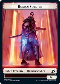 Human Soldier (005) // Zombie Double-sided Token [Commander 2020] | Gear Gaming Bentonville