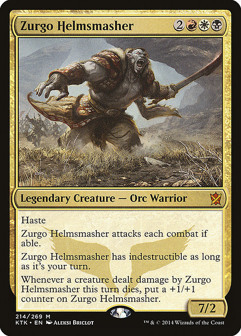 Zurgo Helmsmasher [Khans of Tarkir] | Gear Gaming Bentonville