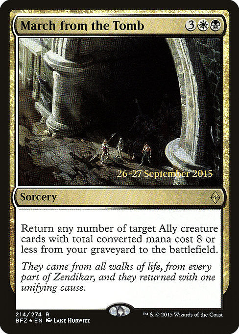 March from the Tomb [Prerelease Cards] | Gear Gaming Bentonville