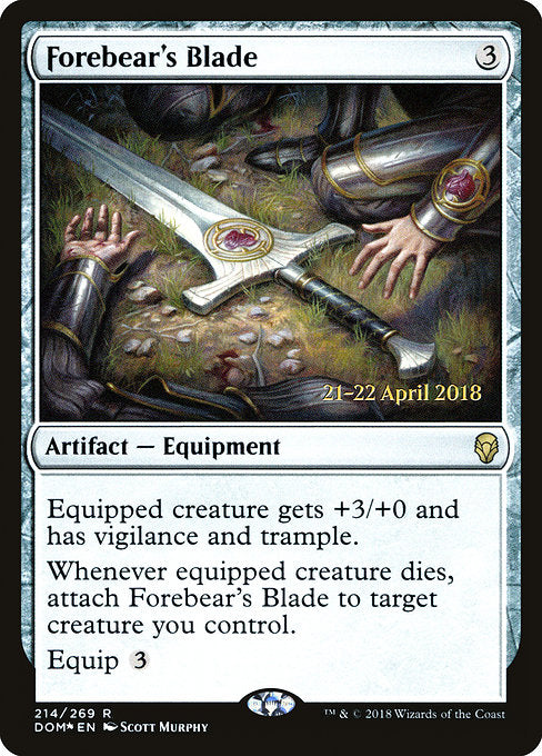 Forebear's Blade [Prerelease Cards] | Gear Gaming Bentonville