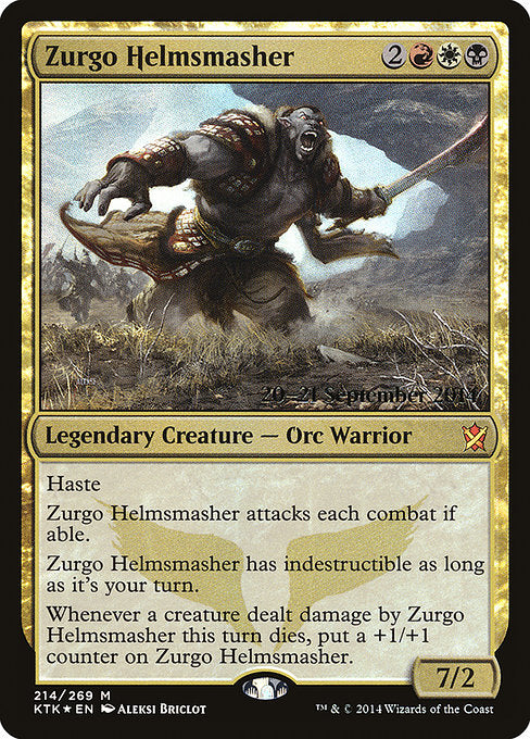 Zurgo Helmsmasher [Prerelease Cards] | Gear Gaming Bentonville