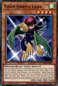 Toon Harpie Lady [TOCH-EN002] Super Rare | Gear Gaming Bentonville