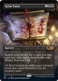 Grim Tutor (Alternate Art) [Core Set 2021] | Gear Gaming Bentonville