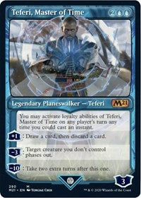 Teferi, Master of Time (Showcase) (290) [Core Set 2021] | Gear Gaming Bentonville