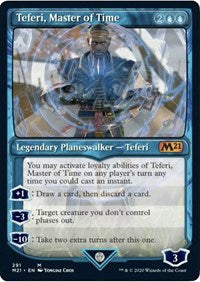 Teferi, Master of Time (Showcase) (291) [Core Set 2021] | Gear Gaming Bentonville