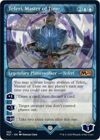 Teferi, Master of Time (Showcase) (292) [Core Set 2021] | Gear Gaming Bentonville