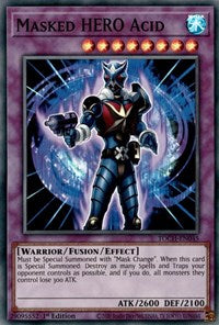 Masked HERO Acid [TOCH-EN045] Super Rare | Gear Gaming Bentonville