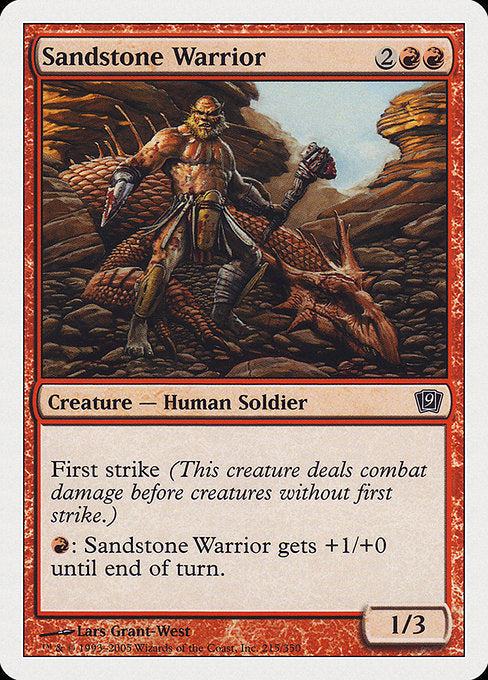 Sandstone Warrior [9th Edition] | Gear Gaming Bentonville