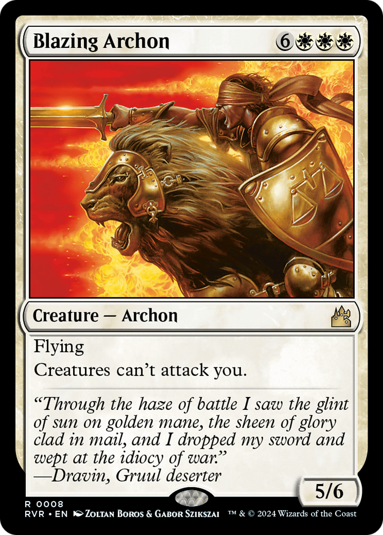 Blazing Archon [Ravnica Remastered] | Gear Gaming Bentonville