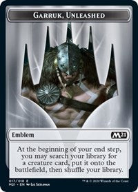 Emblem - Garruk, Unleashed [Core Set 2021] | Gear Gaming Bentonville