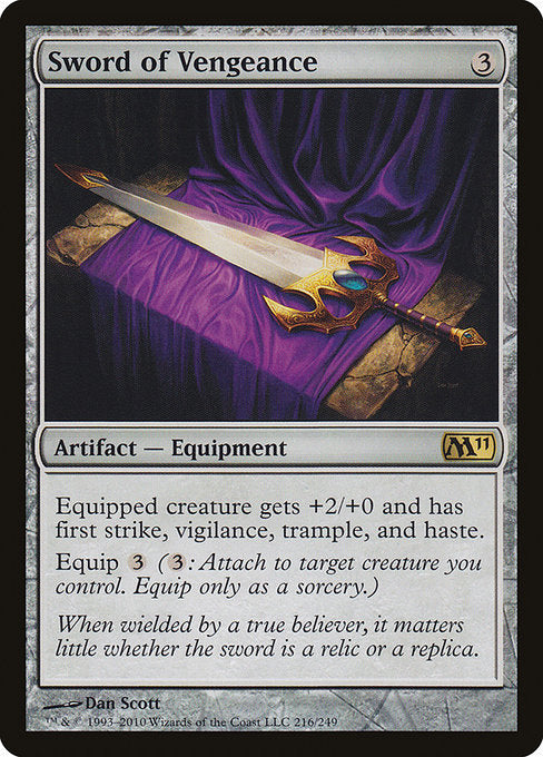 Sword of Vengeance [Magic 2011 (M11)] | Gear Gaming Bentonville