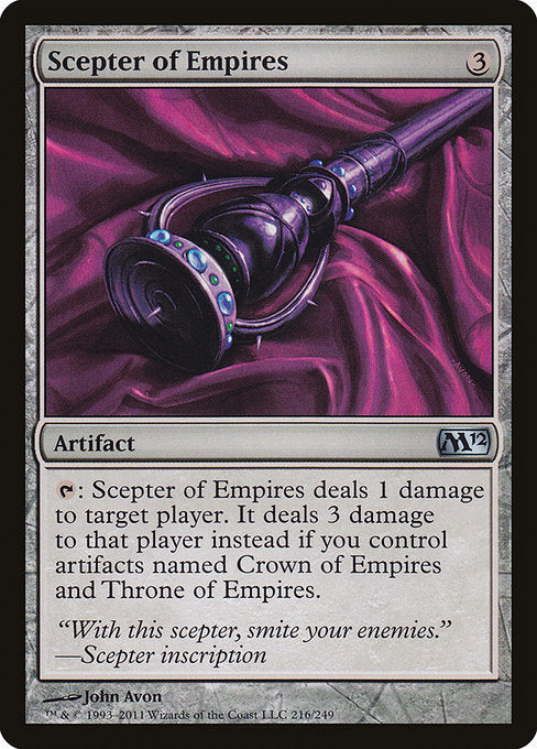 Scepter of Empires [Magic 2012 (M12)] | Gear Gaming Bentonville