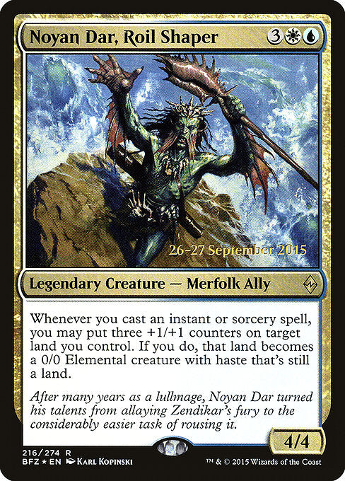 Noyan Dar, Roil Shaper [Prerelease Cards] | Gear Gaming Bentonville