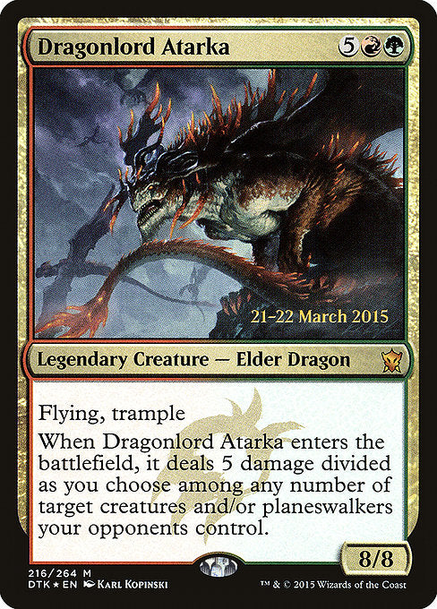 Dragonlord Atarka [Prerelease Cards] | Gear Gaming Bentonville