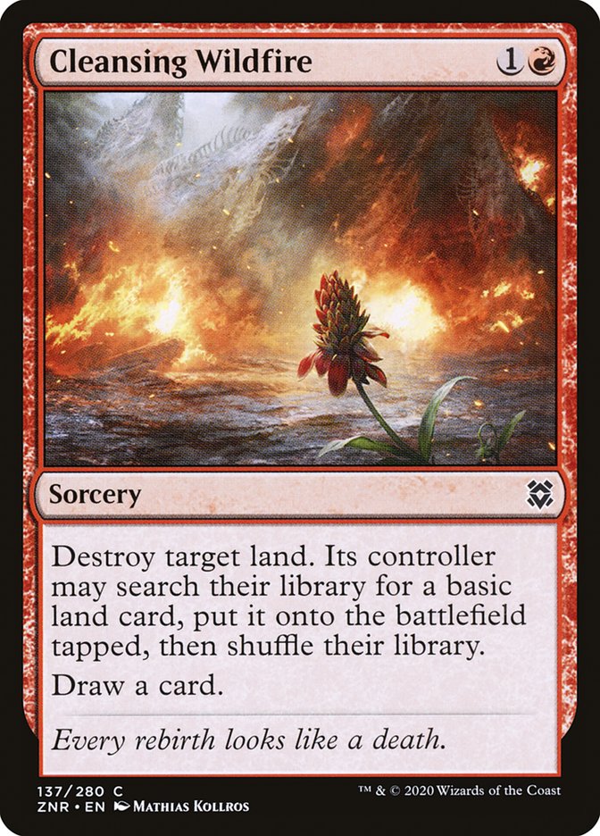 Cleansing Wildfire [Zendikar Rising] | Gear Gaming Bentonville