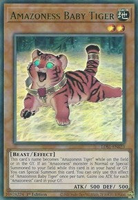 Amazoness Baby Tiger (Green) [LDS1-EN023] Ultra Rare | Gear Gaming Bentonville