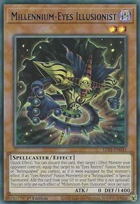 Millennium-Eyes Illusionist (Blue) [LDS1-EN045] Ultra Rare | Gear Gaming Bentonville