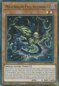 Millennium-Eyes Illusionist (Green) [LDS1-EN045] Ultra Rare | Gear Gaming Bentonville