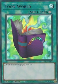 Toon World (Purple) [LDS1-EN068] Ultra Rare | Gear Gaming Bentonville