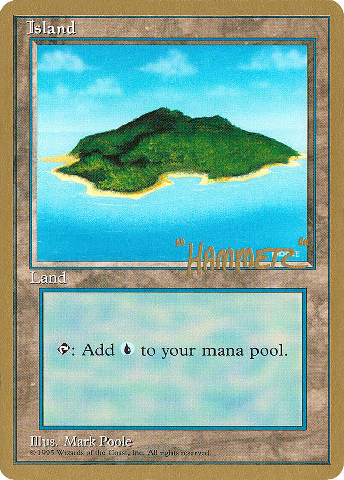 Island (shr367) (Shawn "Hammer" Regnier) [Pro Tour Collector Set] | Gear Gaming Bentonville