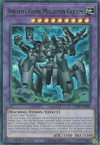 Ancient Gear Megaton Golem (Green) [LDS1-EN088] Ultra Rare | Gear Gaming Bentonville