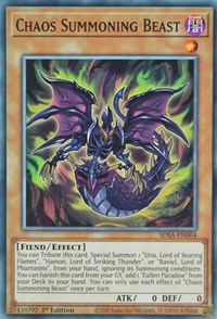 Chaos Summoning Beast [SDSA-EN004] Common | Gear Gaming Bentonville