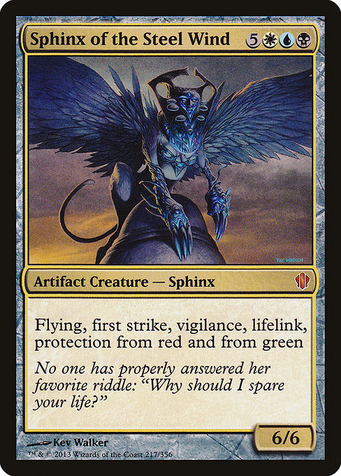 Sphinx of the Steel Wind [Commander 2013] | Gear Gaming Bentonville