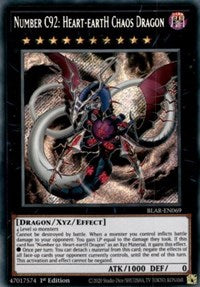 Number C92: Heart-eartH Chaos Dragon [BLAR-EN069] Secret Rare | Gear Gaming Bentonville