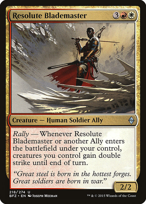 Resolute Blademaster [Battle for Zendikar] | Gear Gaming Bentonville