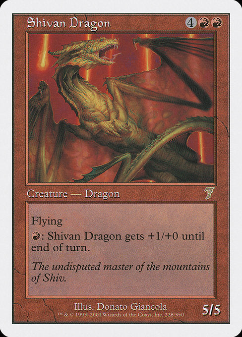 Shivan Dragon [7th Edition] | Gear Gaming Bentonville