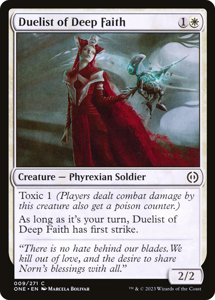 Duelist of Deep Faith [Phyrexia: All Will Be One] | Gear Gaming Bentonville